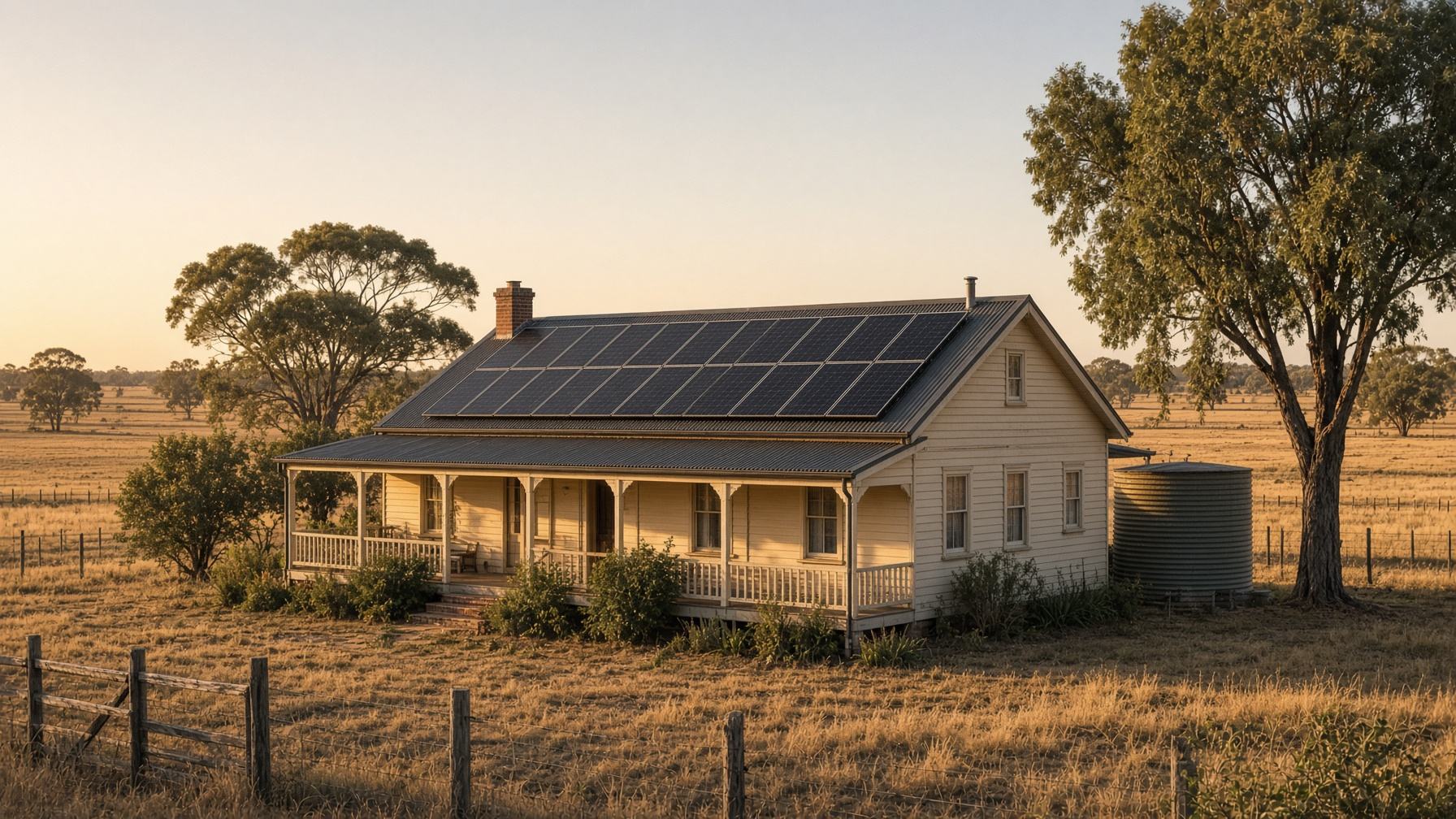 Homestead with solar